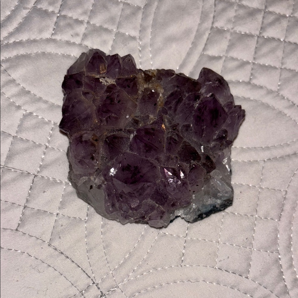 Amethyst Crystal Cluster Home Accent